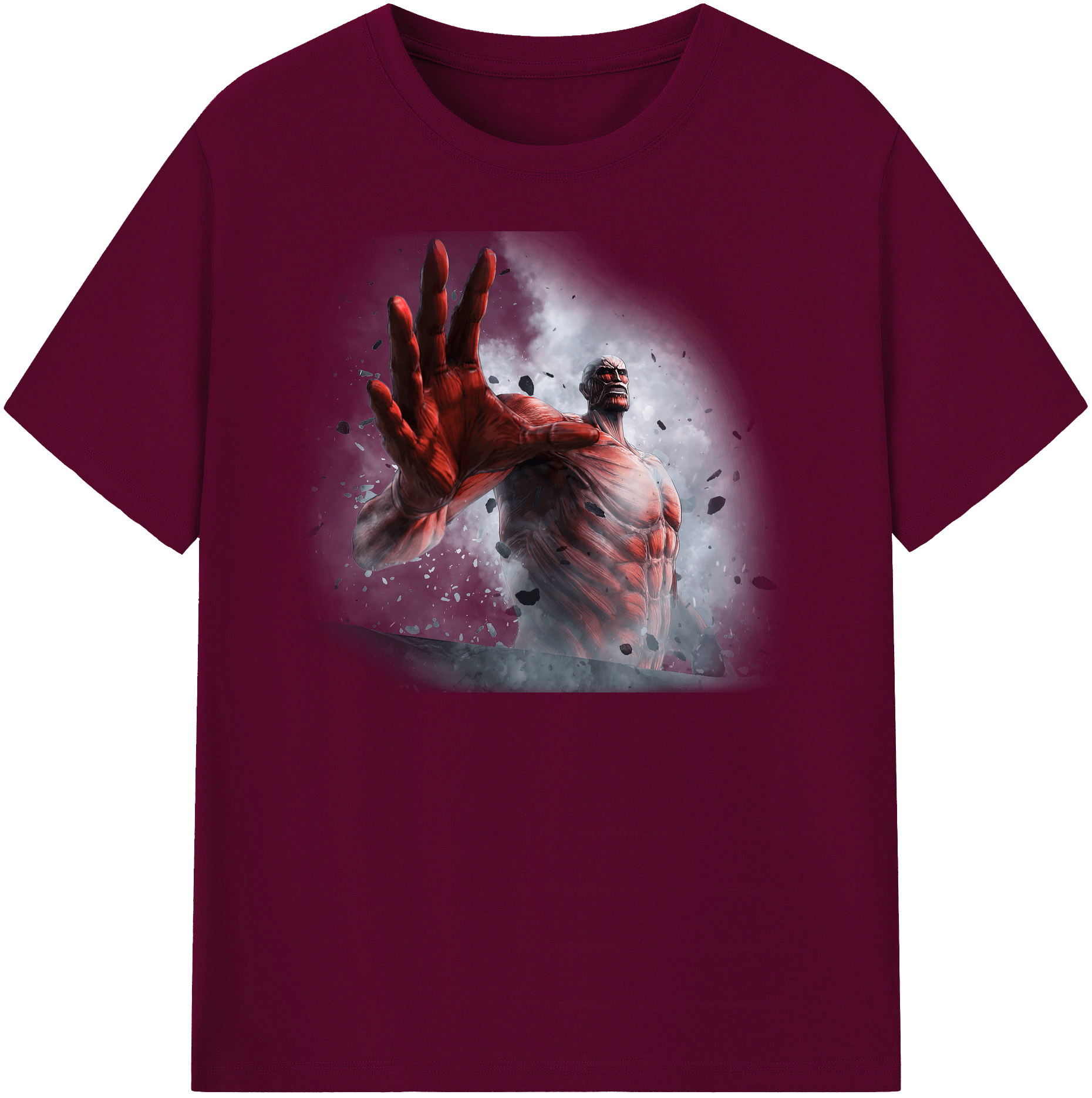 （画像用） 進撃の巨人 Attack on Titan レディースカジュアルプリントTシャツ（綿100％）